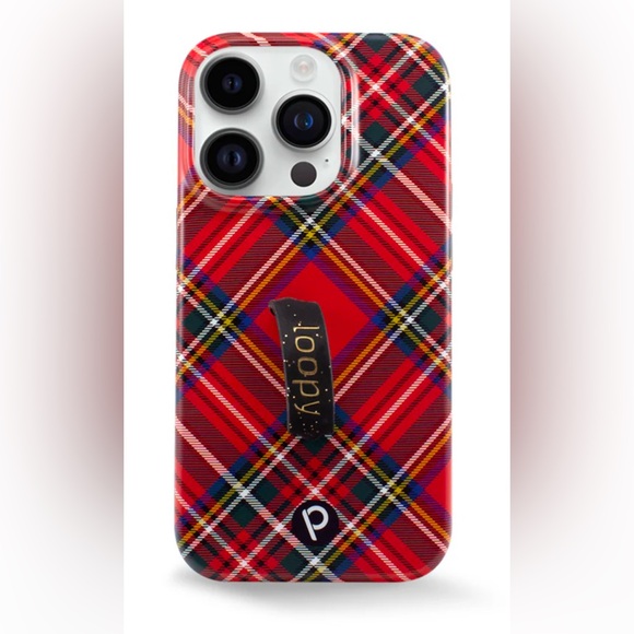 Loopy case iPhone 13 Pro Max Red Tartan Plaid Righty - Picture 8 of 8